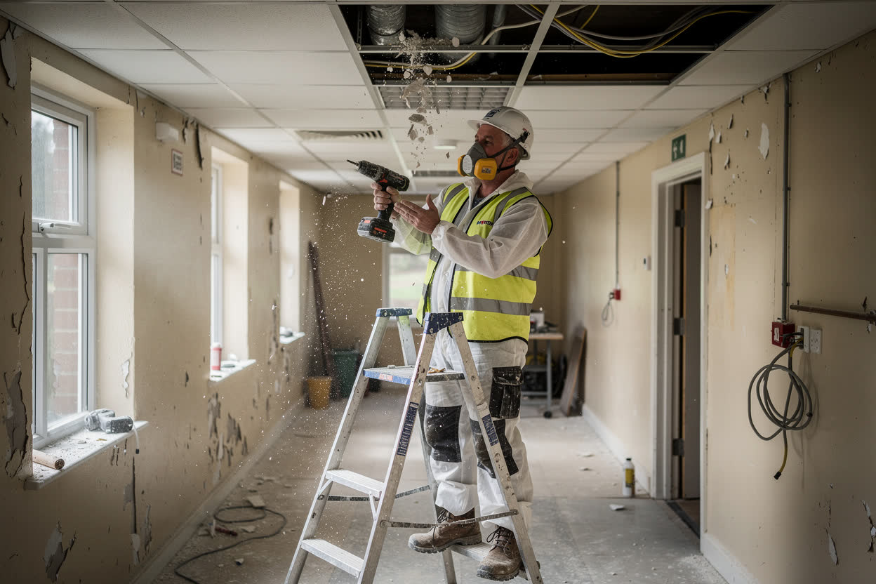 If You Disturb Asbestos: Stop