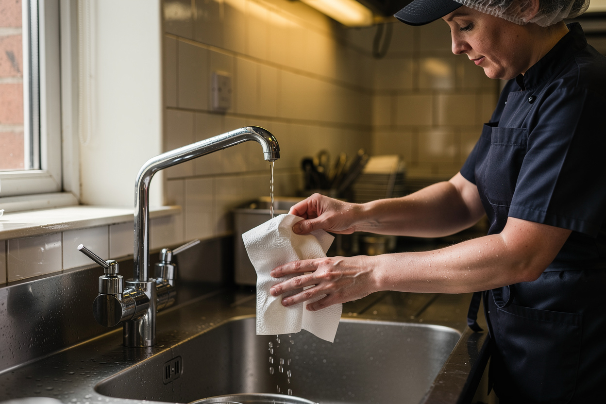 Hand Washing Procedure (Steps 5–7)