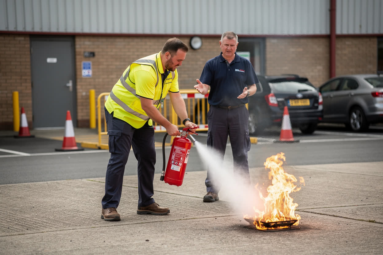 Using an Extinguisher