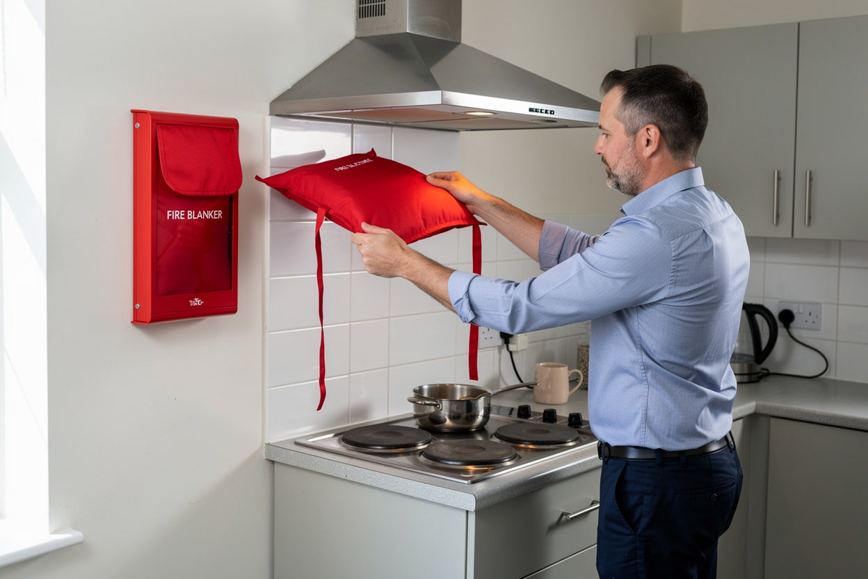 Fire Blankets in Workplace Kitchens