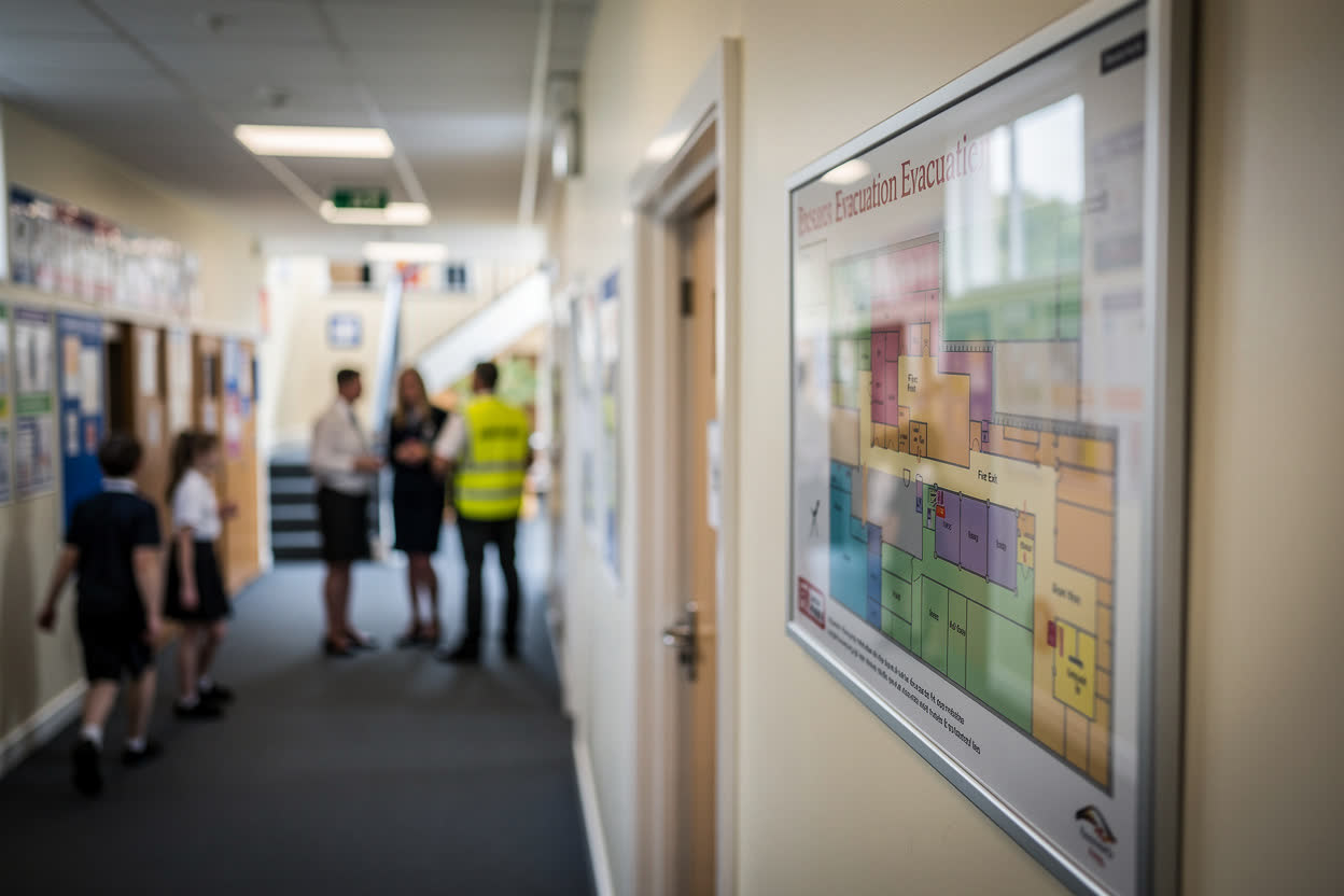 Two Escape Routes and Floor Plans