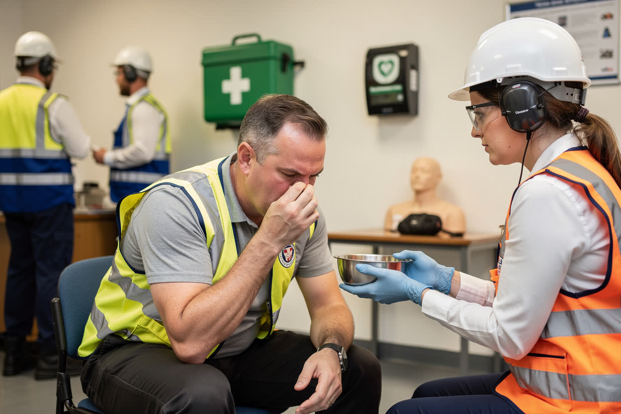 Treating a Nosebleed