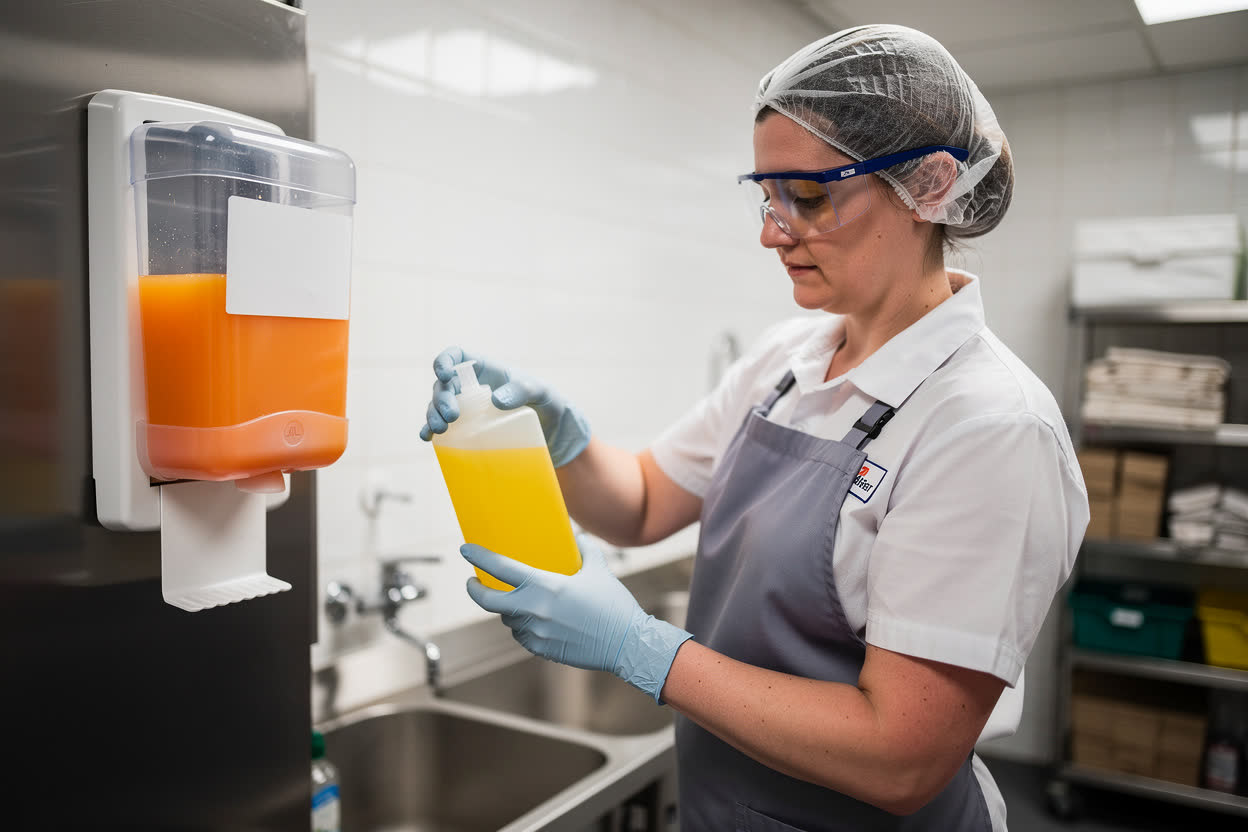Using Cleaning Chemicals Safely