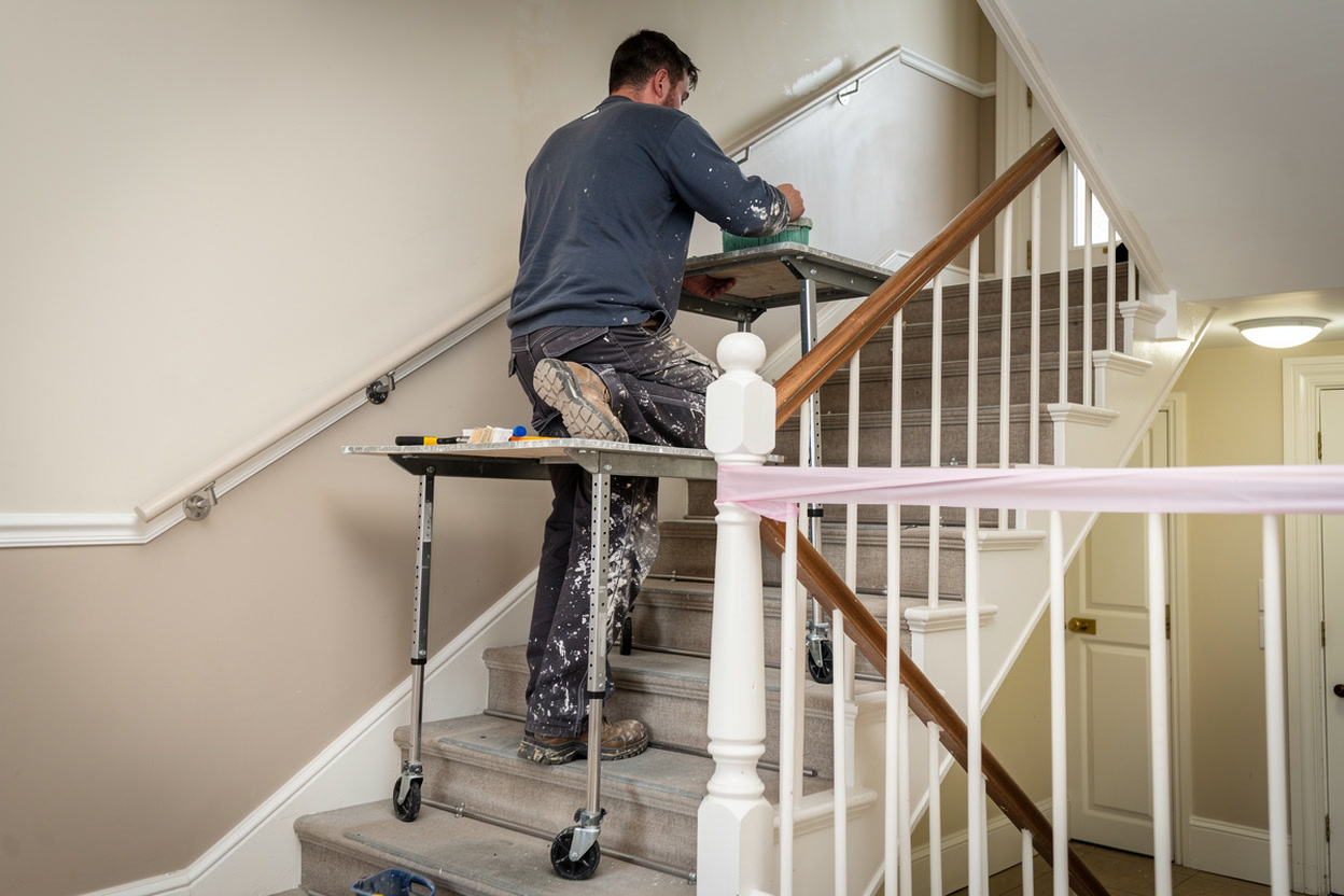 Ladders on Staircases