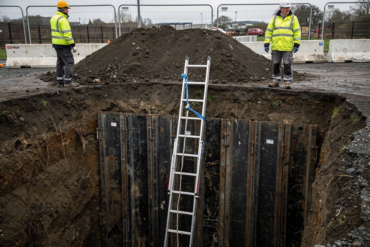 Ladders in Excavations