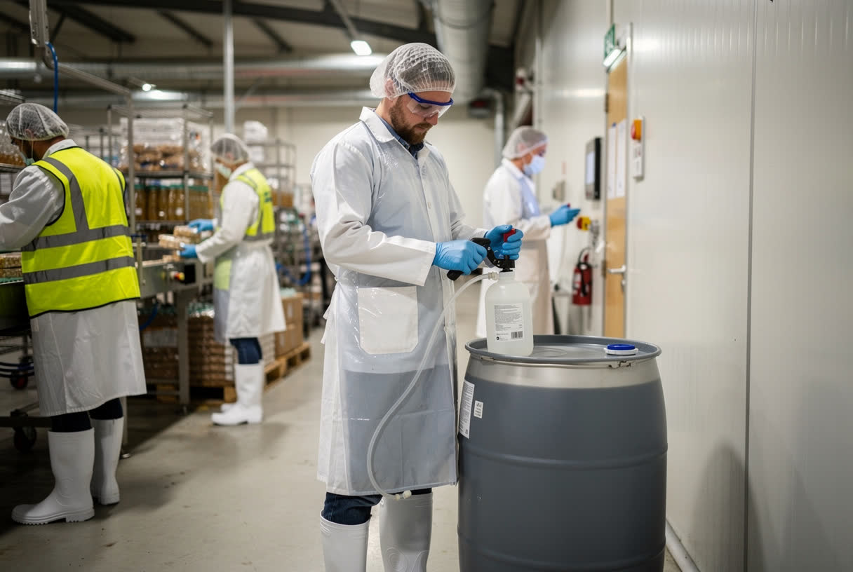 Using Cleaning Chemicals Safely