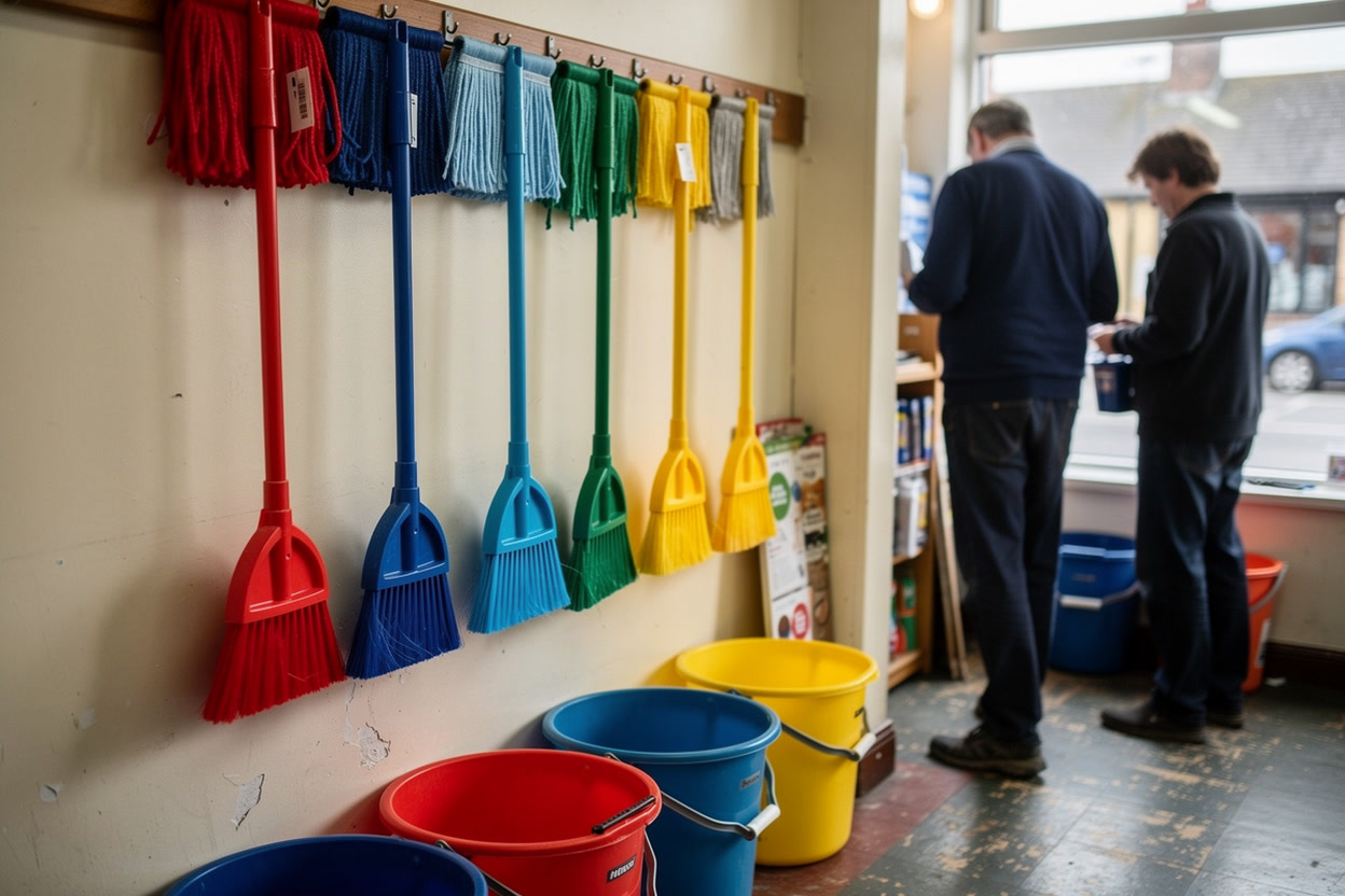 Colour-Coded Cleaning Equipment